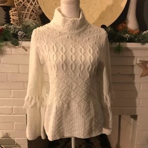 Women’s White Turtleneck